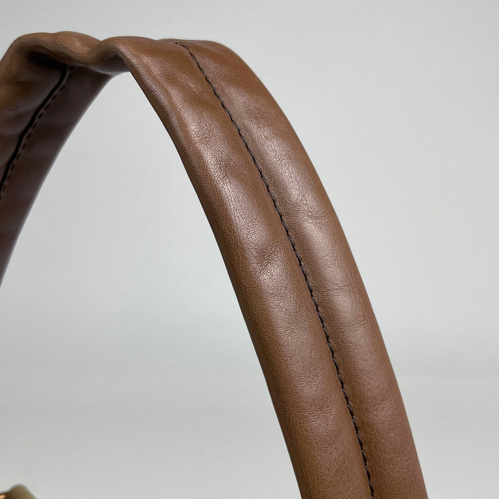 クロエ ロゴ ハンドバッグ ショルダーバッグ ハンドバッグ レザー ベージュ レディース 【中古】brbag