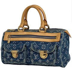 ルイ・ヴィトン ネオ スピーディ ボストンバッグ 手提げ ハンドバッグ モノグラムデニム ブルー M95019 レディース 【中古】brbag