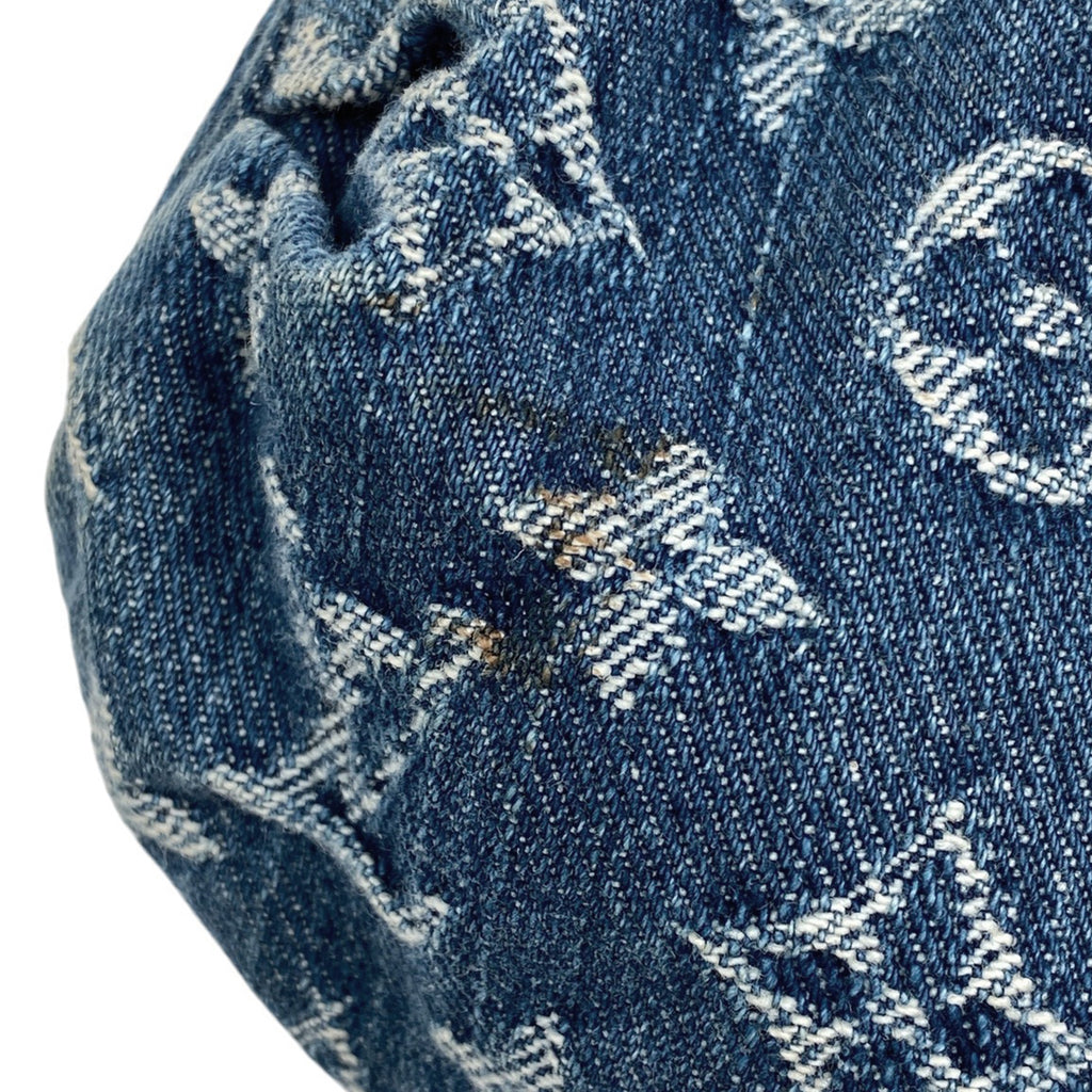 ルイ・ヴィトン ミニ プリーティ ハンドバッグ ワンショルダー 肩掛け ハンドバッグ モノグラムデニム ブルー M95050 レディース 【中古】brbag