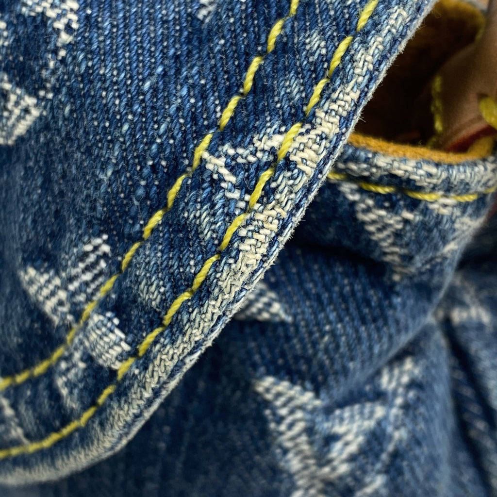 ルイ・ヴィトン ミニ プリーティ ハンドバッグ ワンショルダー 肩掛け ハンドバッグ モノグラムデニム ブルー M95050 レディース 【中古】brbag