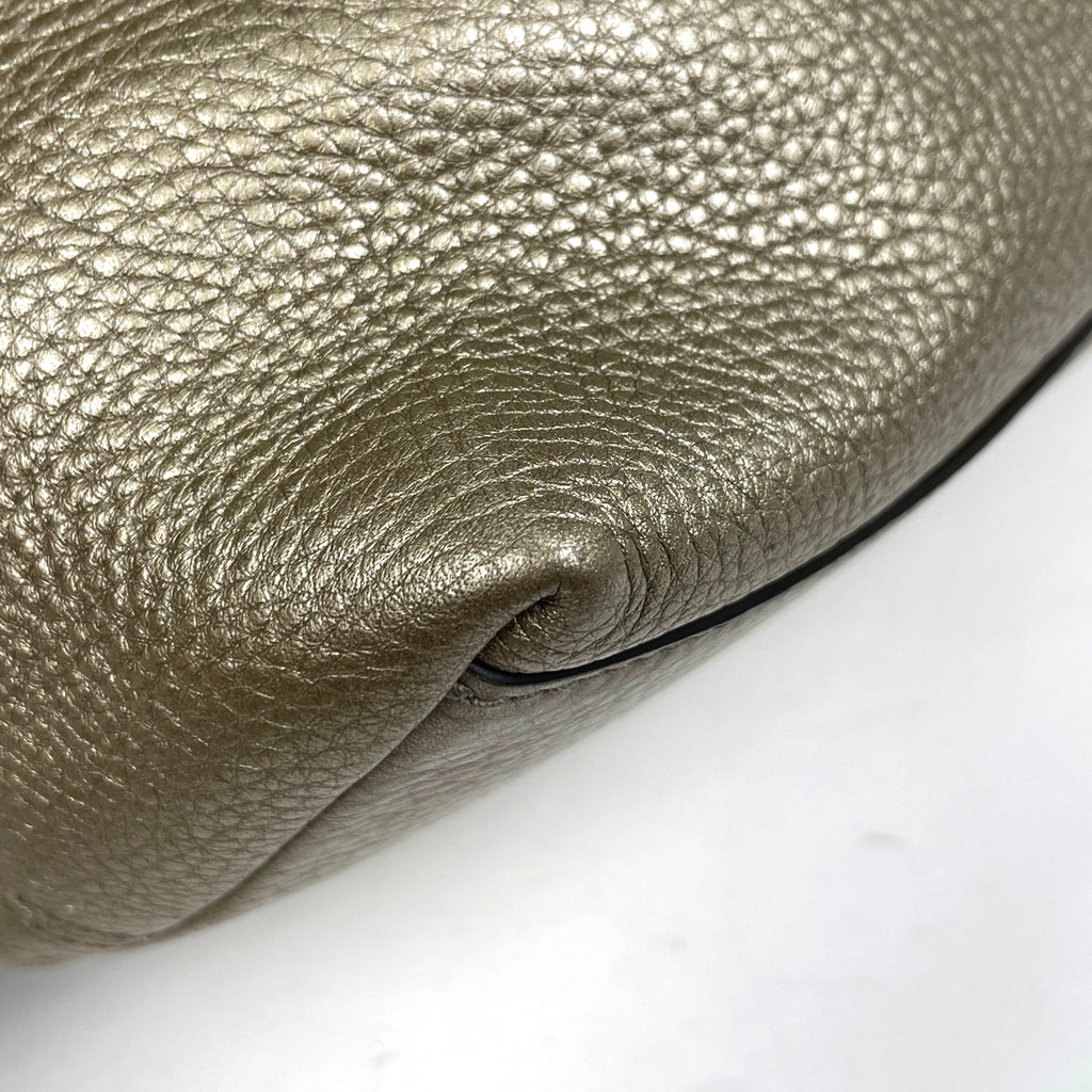 グッチ ソーホー チェーン ショルダーバッグ フリンジ タッセル インターロッキングG ショルダーバッグ レザー ゴールド 308982 レディース 【中古】brbag