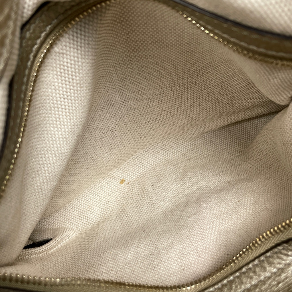 グッチ ソーホー チェーン ショルダーバッグ フリンジ タッセル インターロッキングG ショルダーバッグ レザー ゴールド 308982 レディース 【中古】brbag