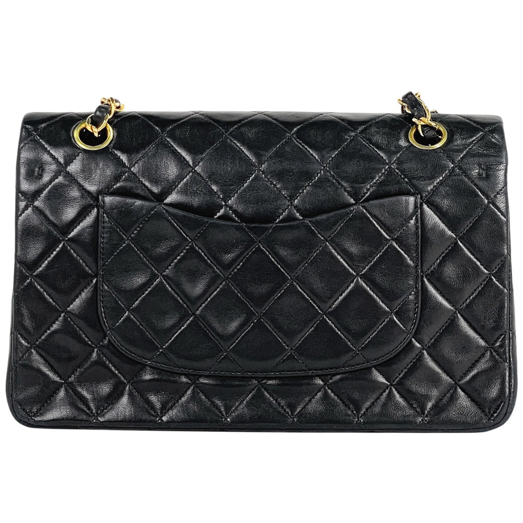 シャネル マトラッセ Wフラップ チェーン ショルダーバッグ ココマーク ショルダーバッグ レザー ブラック A01112 レディース 【中古】brbag