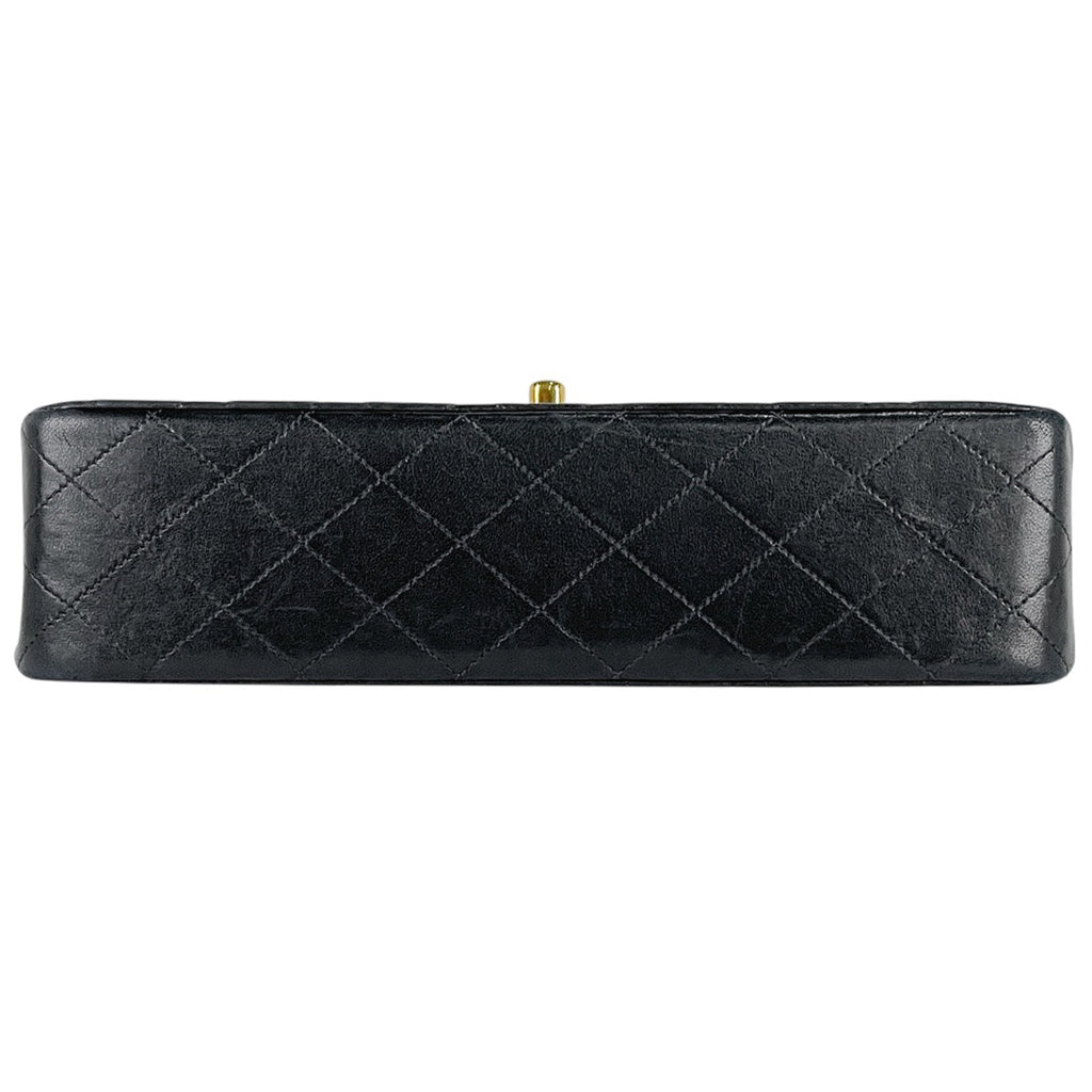 シャネル マトラッセ Wフラップ チェーン ショルダーバッグ ココマーク ショルダーバッグ レザー ブラック A01112 レディース 【中古】brbag