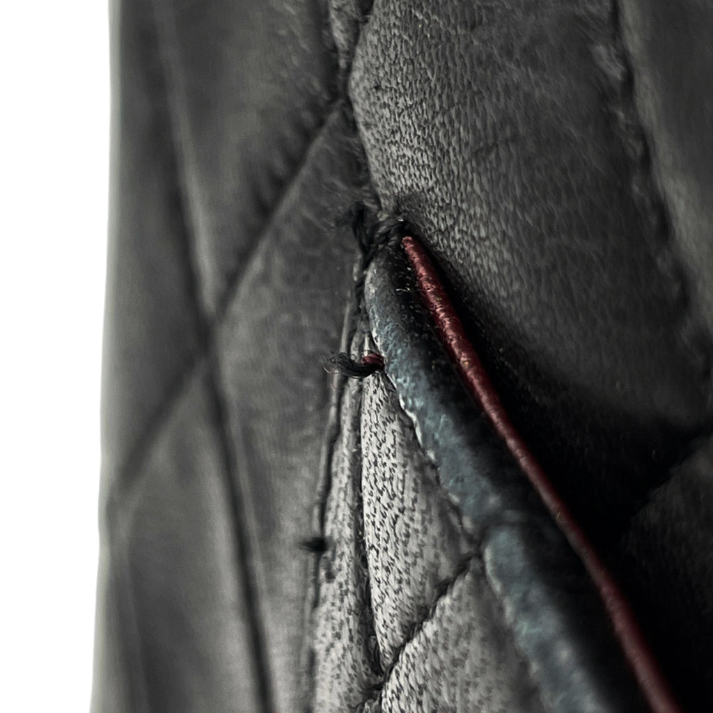 シャネル マトラッセ Wフラップ チェーン ショルダーバッグ ココマーク ショルダーバッグ レザー ブラック レディース 【中古】brbag