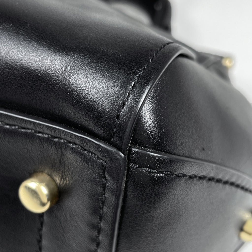 コーチ ロゴ ハンドバッグ 2WAY ショルダーバッグ ハンドバッグ レザー ブラック 31916 レディース 【中古】brbag