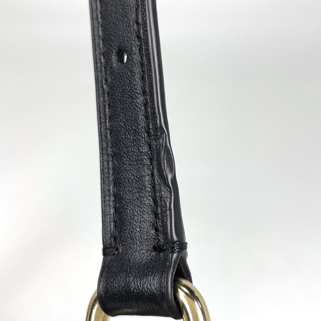 コーチ ロゴ ハンドバッグ 2WAY ショルダーバッグ ハンドバッグ レザー ブラック 31916 レディース 【中古】brbag