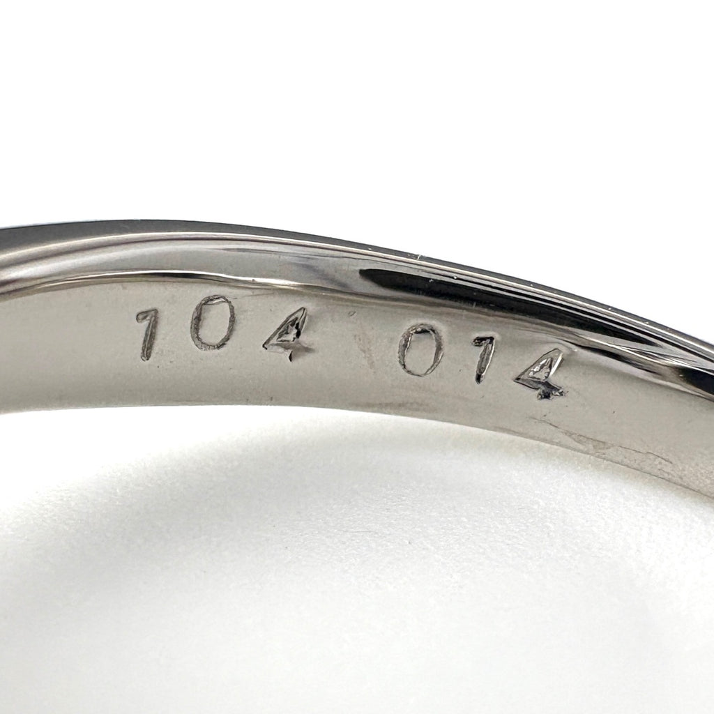 ブラックオパール デザインリング プラチナ 指輪 メレダイヤ リング 12号 Pt900 ブラックオパール ダイヤモンド レディース 【中古】nbjwl