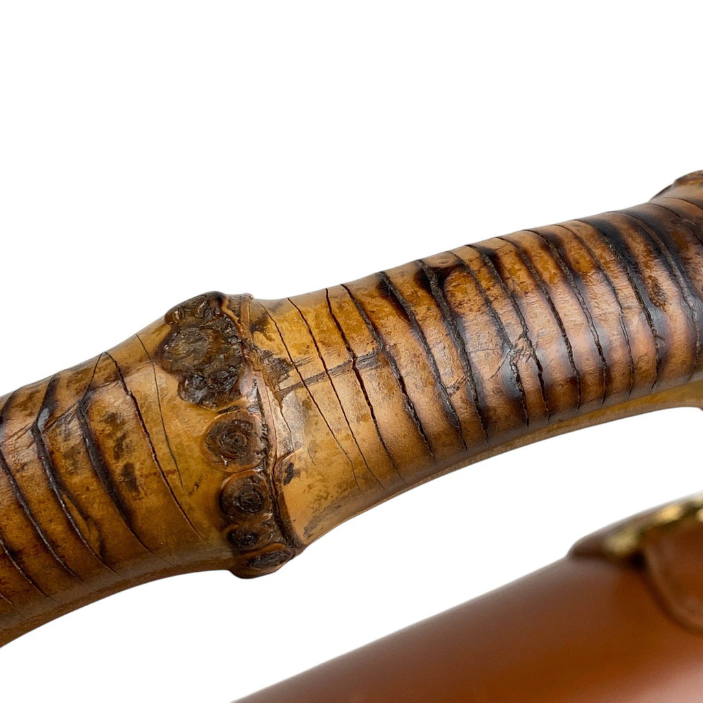 グッチ バンブー ハンドバッグ 2WAY ショルダーバッグ 竹 オールドグッチ 000010633 ハンドバッグ レザー ブラウン レディース 【中古】brbag