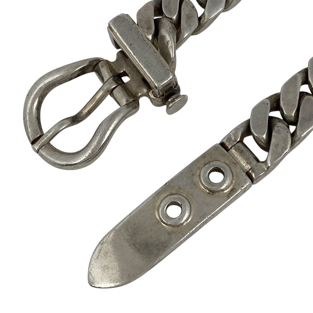 エルメス ブックルセリエ ブレスレット 腕輪 ベルトモチーフ ブレスレット シルバー925 シルバー レディース 【中古】bracc