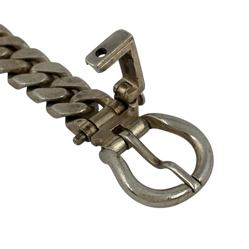 エルメス ブックルセリエ ブレスレット 腕輪 ベルトモチーフ ブレスレット シルバー925 シルバー レディース 【中古】bracc