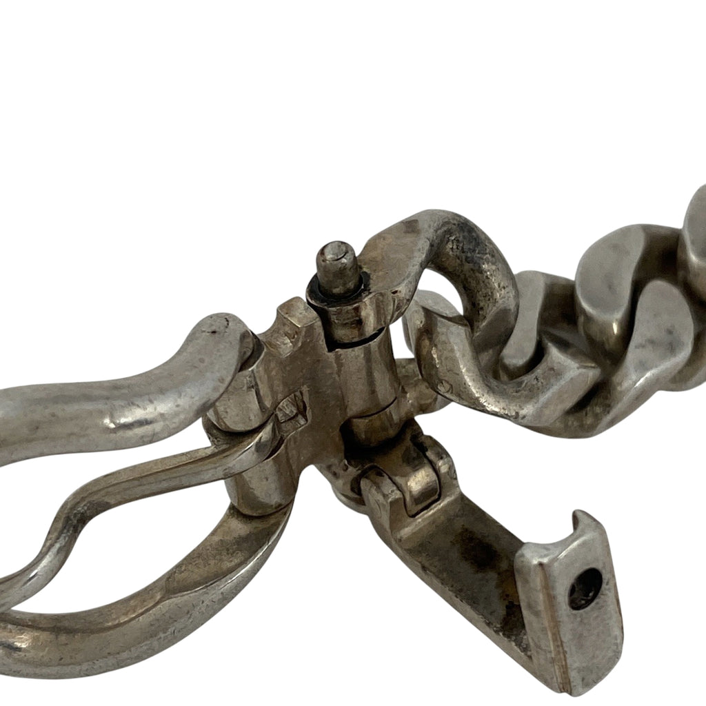 エルメス ブックルセリエ ブレスレット 腕輪 ベルトモチーフ ブレスレット シルバー925 シルバー レディース 【中古】bracc