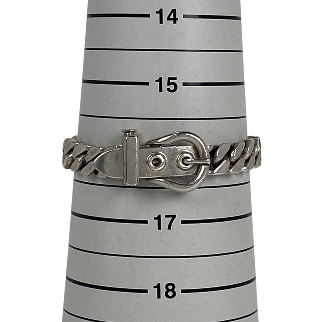 エルメス ブックルセリエ ブレスレット 腕輪 ベルトモチーフ ブレスレット シルバー925 シルバー レディース 【中古】bracc