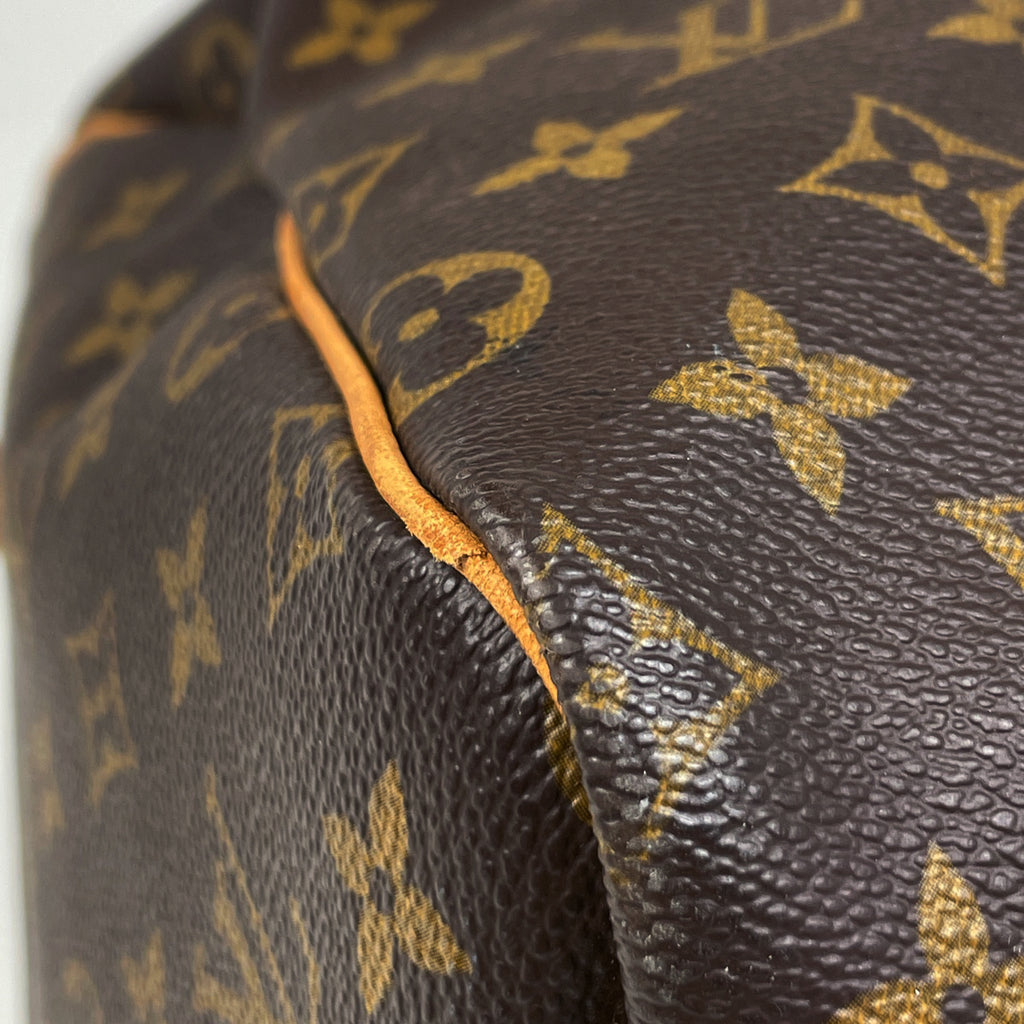 ルイ・ヴィトン キーポル 55 ハンドバッグ 旅行 出張 ビジネス ボストンバッグ モノグラム ブラウン M41424 レディース 【中古】brbag