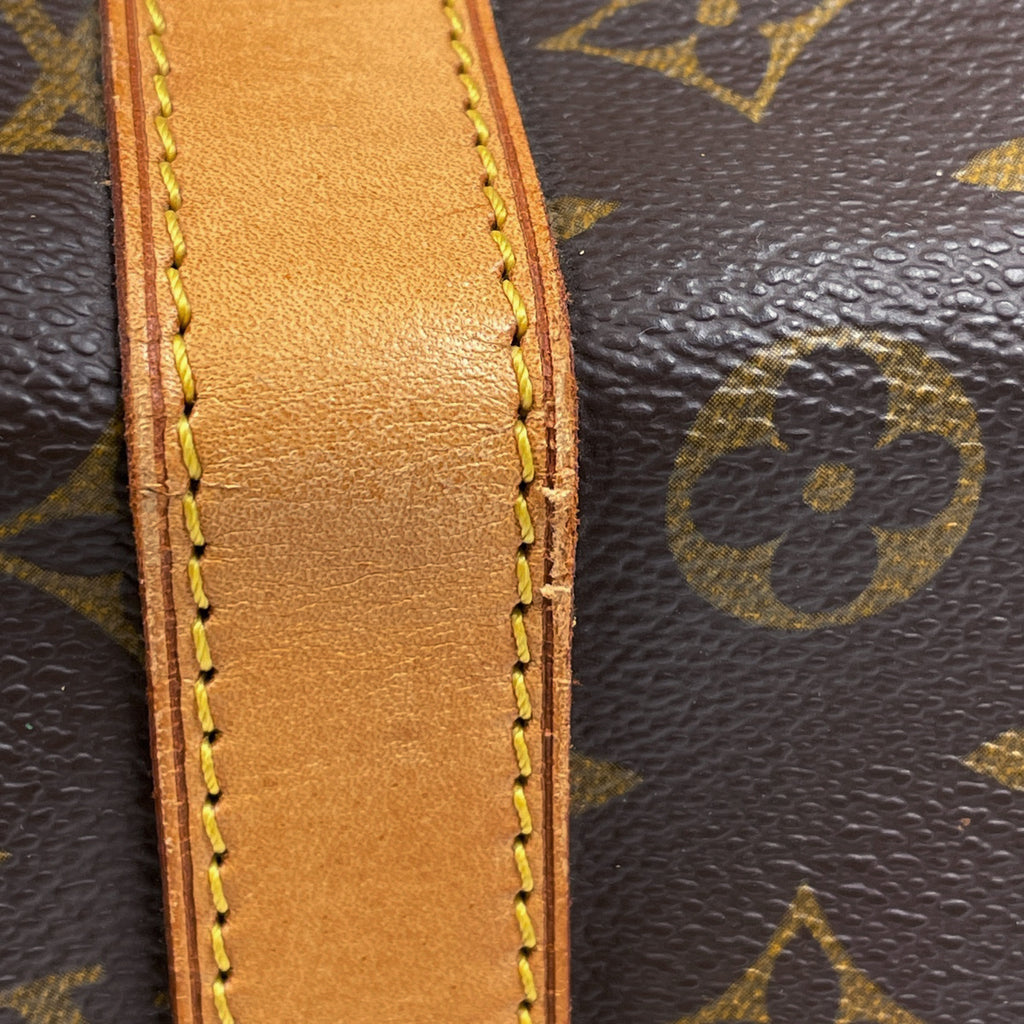 ルイ・ヴィトン キーポル 55 ハンドバッグ 旅行 出張 ビジネス ボストンバッグ モノグラム ブラウン M41424 レディース 【中古】brbag