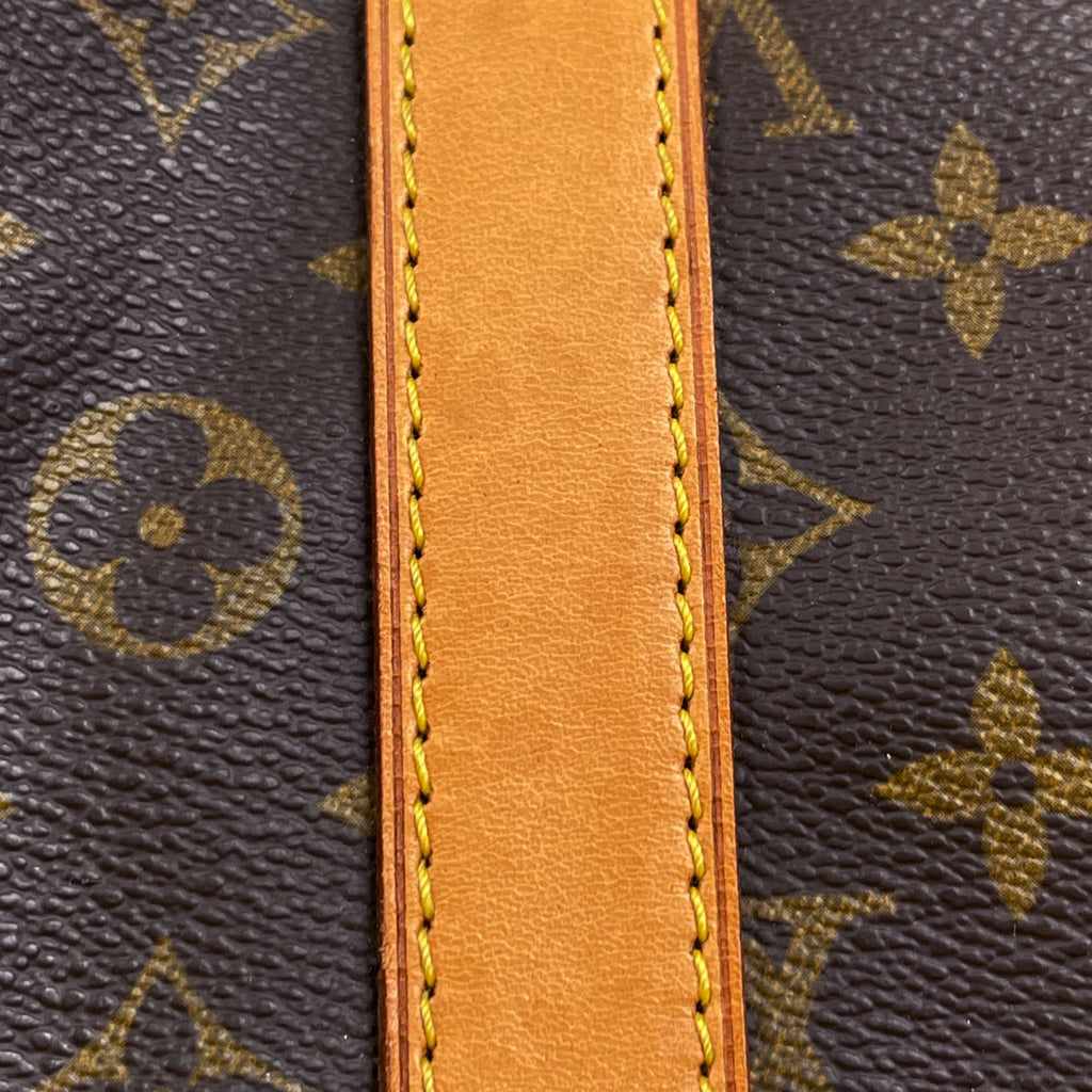 ルイ・ヴィトン キーポル 55 ハンドバッグ 旅行 出張 ビジネス ボストンバッグ モノグラム ブラウン M41424 レディース 【中古】brbag