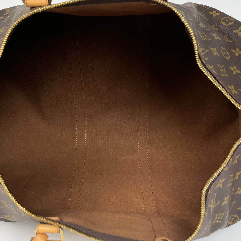 ルイ・ヴィトン キーポル 55 ハンドバッグ 旅行 出張 ビジネス ボストンバッグ モノグラム ブラウン M41424 レディース 【中古】brbag