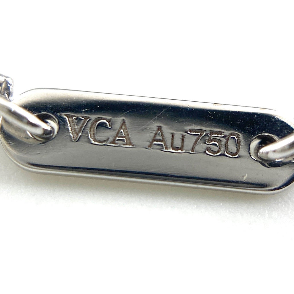 ヴァンクリーフ＆アーペル フリヴォル ミニ ネックレス メレダイヤ ペンダント ネックレス 750 ダイヤモンド レディース 【中古】brjwl