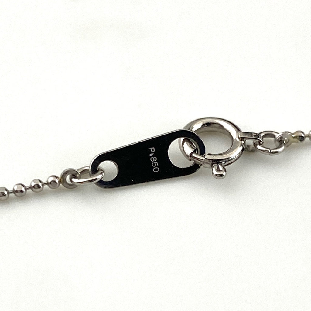 メレダイヤ デザインネックレス プラチナ ペンダント ネックレス Pt900 Pt850 ダイヤモンド レディース 【中古】nbjwl