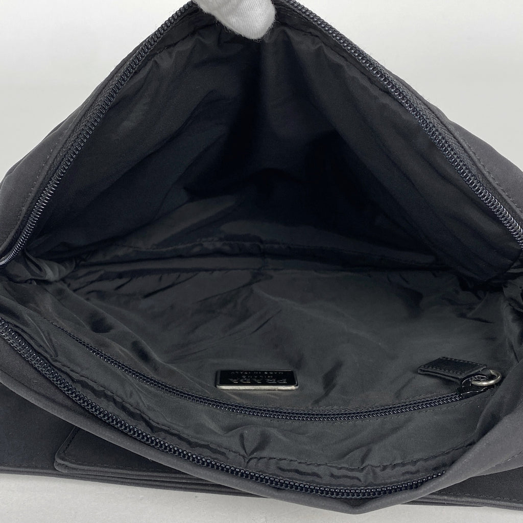 プラダ スポーツライン ウエストバッグ ウエストポーチ ロゴ ボディバッグ ナイロン ネロ(ブラック) メンズ 【中古】brbag