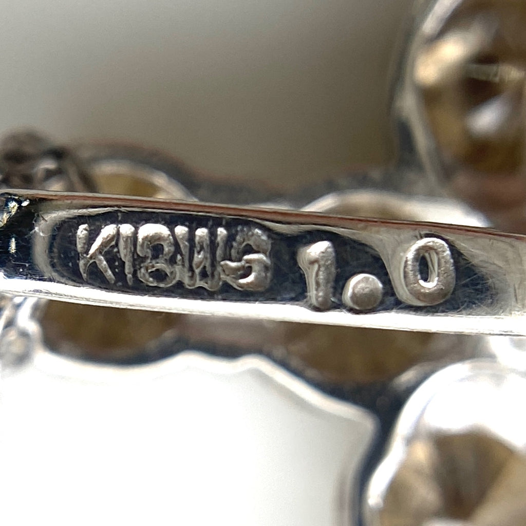 クロスモチーフ ネックレス WG ホワイトゴールド メレダイヤ ペンダント 十字架 ネックレス K18 WG ダイヤモンド レディース 【中古】nbjwl