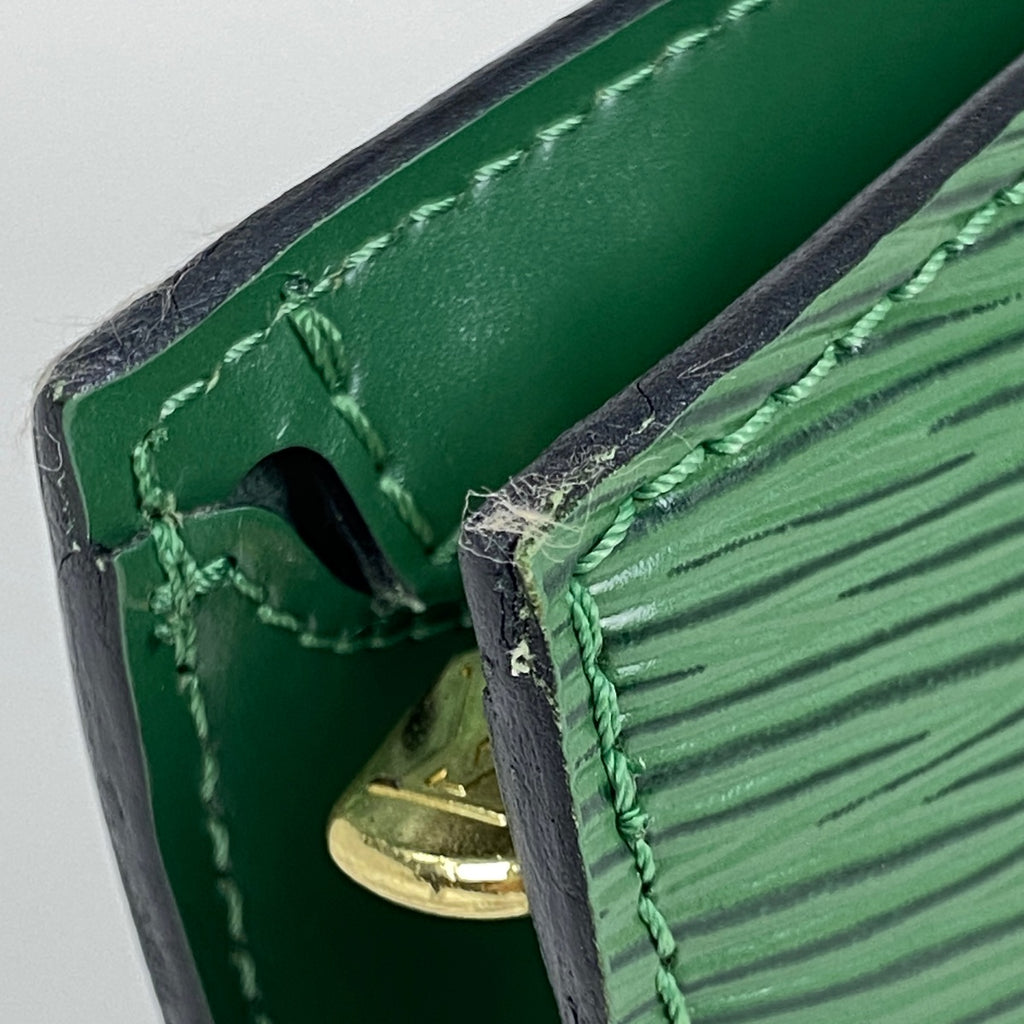 ルイ・ヴィトン サンジャック 手提げ ハンドバッグ エピ ボルネオグリーン M52274 レディース 【中古】brbag