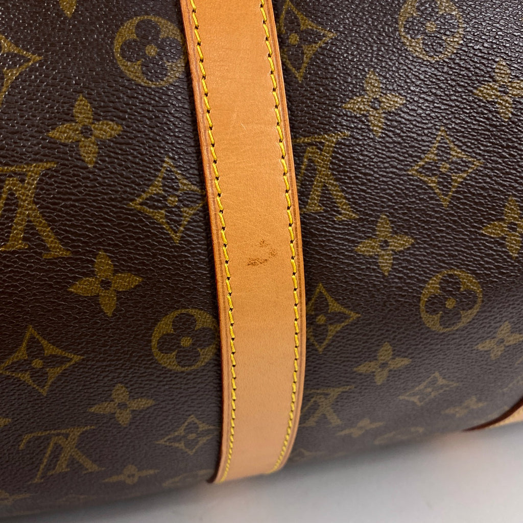 ルイ・ヴィトン キーポル バンドリエール 45 旅行 出張 ボストンバッグ モノグラム ブラウン M41418 レディース 【中古】brbag