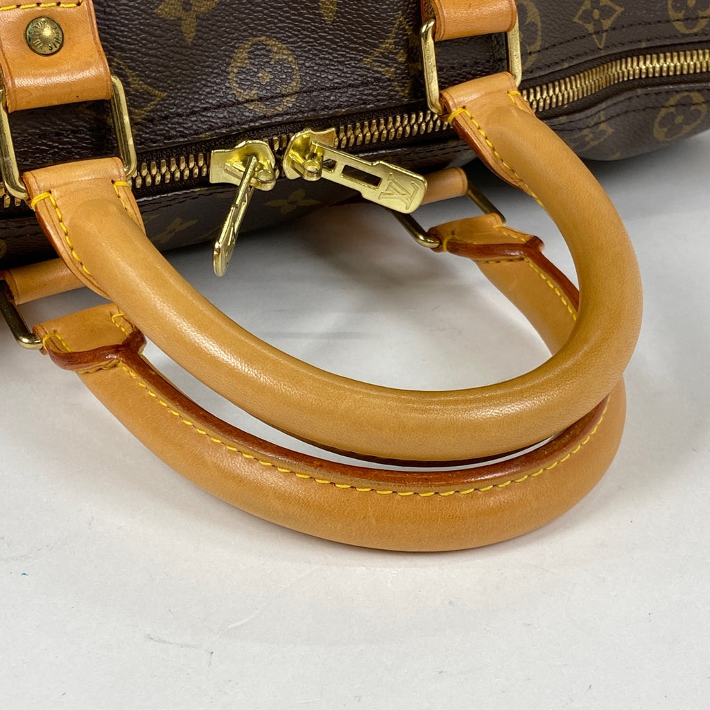 ルイ・ヴィトン キーポル バンドリエール 45 旅行 出張 ボストンバッグ モノグラム ブラウン M41418 レディース 【中古】brbag