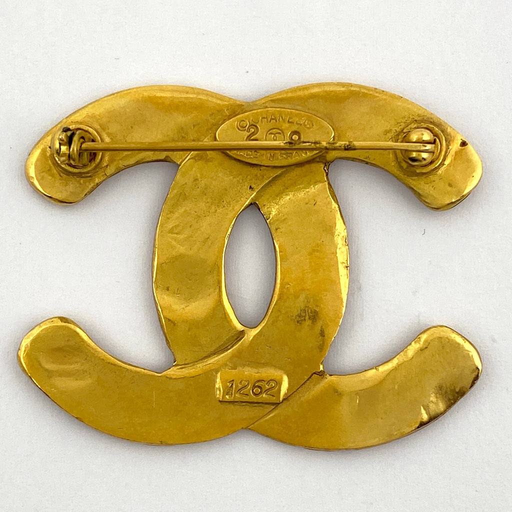 シャネル ココマーク ブローチ GP ゴールド レディース 【中古】bracc