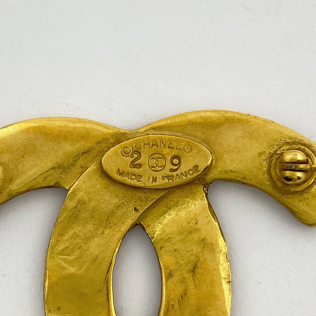 シャネル ココマーク ブローチ GP ゴールド レディース 【中古】bracc