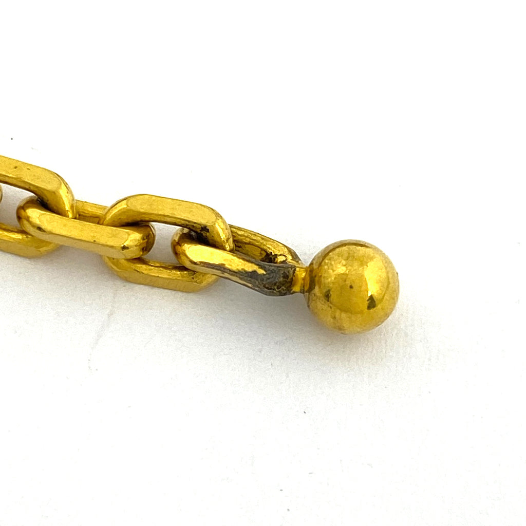 エルメス フィルー グローブホルダー グローブクリップ 手袋 バッグチャーム GP ゴールド レディース 【中古】brbag