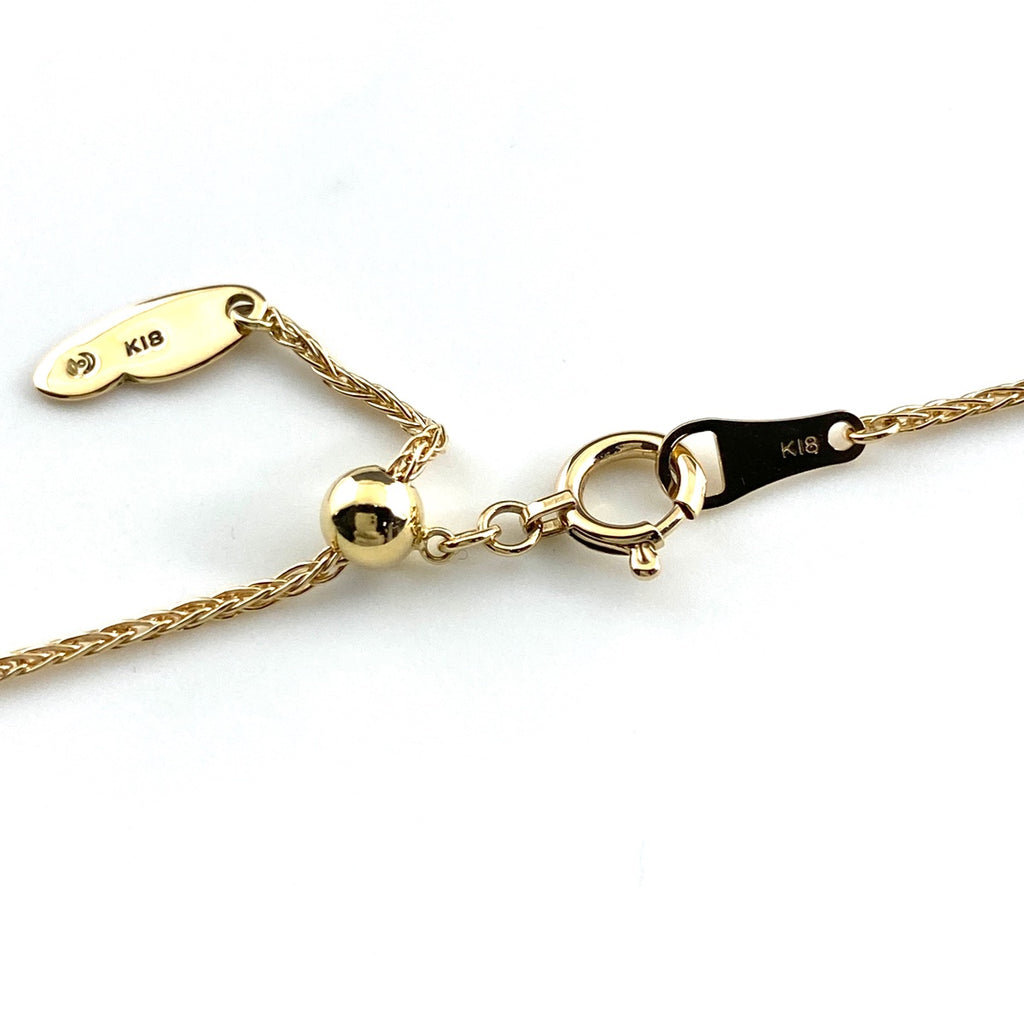 タサキ メレダイヤ デザインネックレス YG イエローゴールド ペンダント ネックレス K18 Pt900 ダイヤモンド レディース 【中古】brjwl