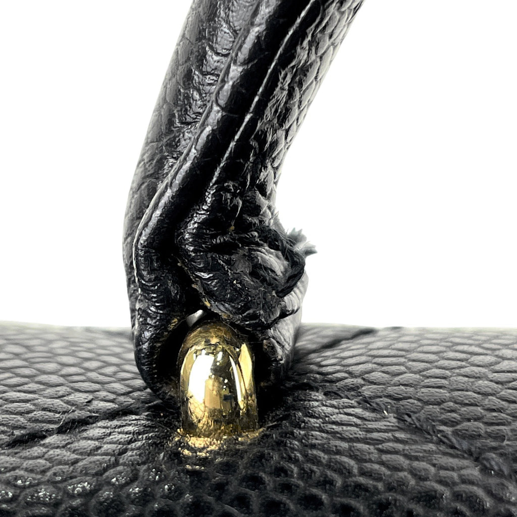 シャネル ココマーク ハンドバッグ マトラッセ ハンドバッグ キャビアスキン ブラック A12397 レディース 【中古】brbag