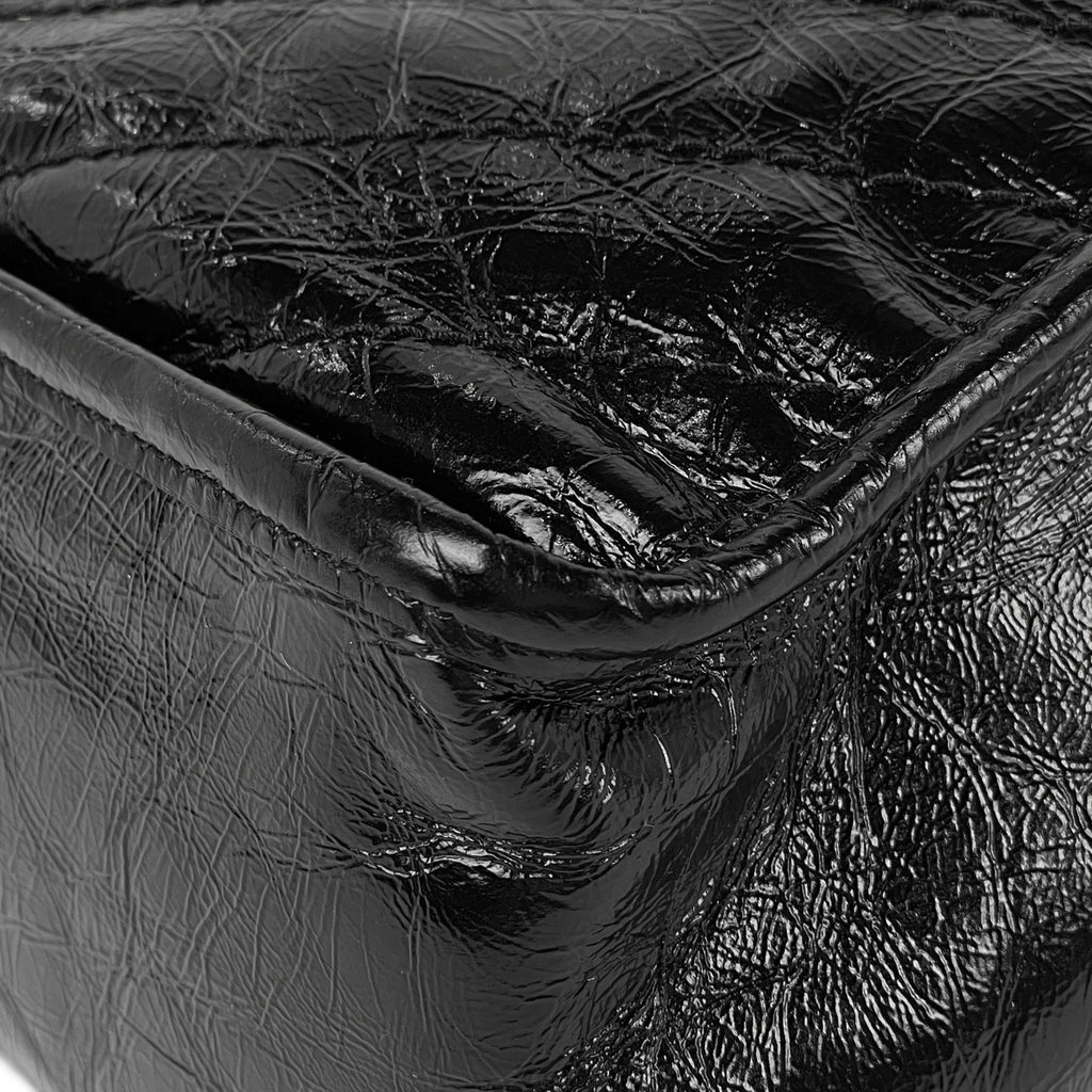 サンローラン ニキ ミディアム チェーン ショルダーバッグ ロゴ ショルダーバッグ レザー ブラック 498894 レディース 【中古】brbag