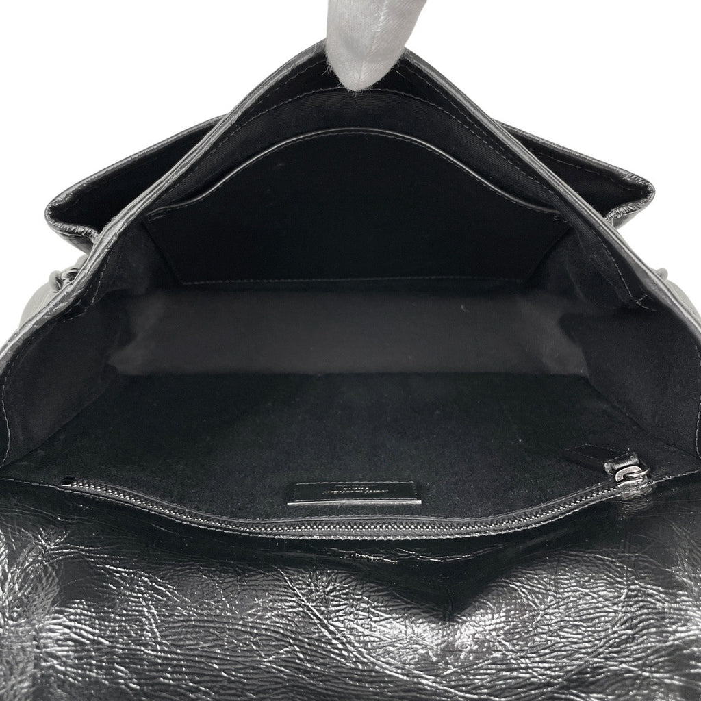 サンローラン ニキ ミディアム チェーン ショルダーバッグ ロゴ ショルダーバッグ レザー ブラック 498894 レディース 【中古】brbag