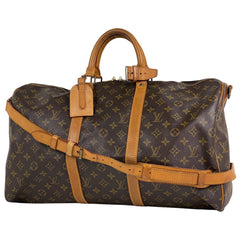 ルイ・ヴィトン キーポル バンドリエール 50 旅行 出張 ボストンバッグ モノグラム ブラウン M41416 レディース 【中古】brbag