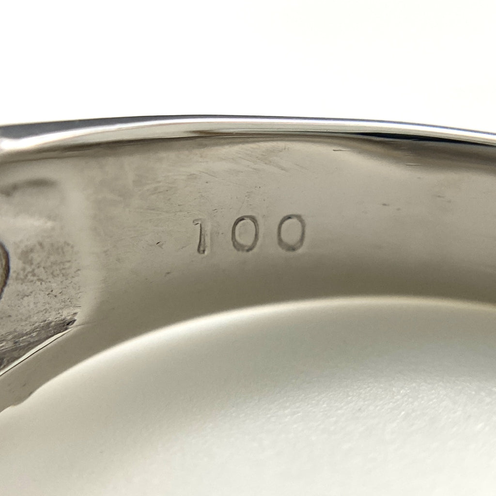 メレダイヤ デザインリング プラチナ 指輪 リング 14号 Pt900 ダイヤモンド レディース 【中古】nbjwl