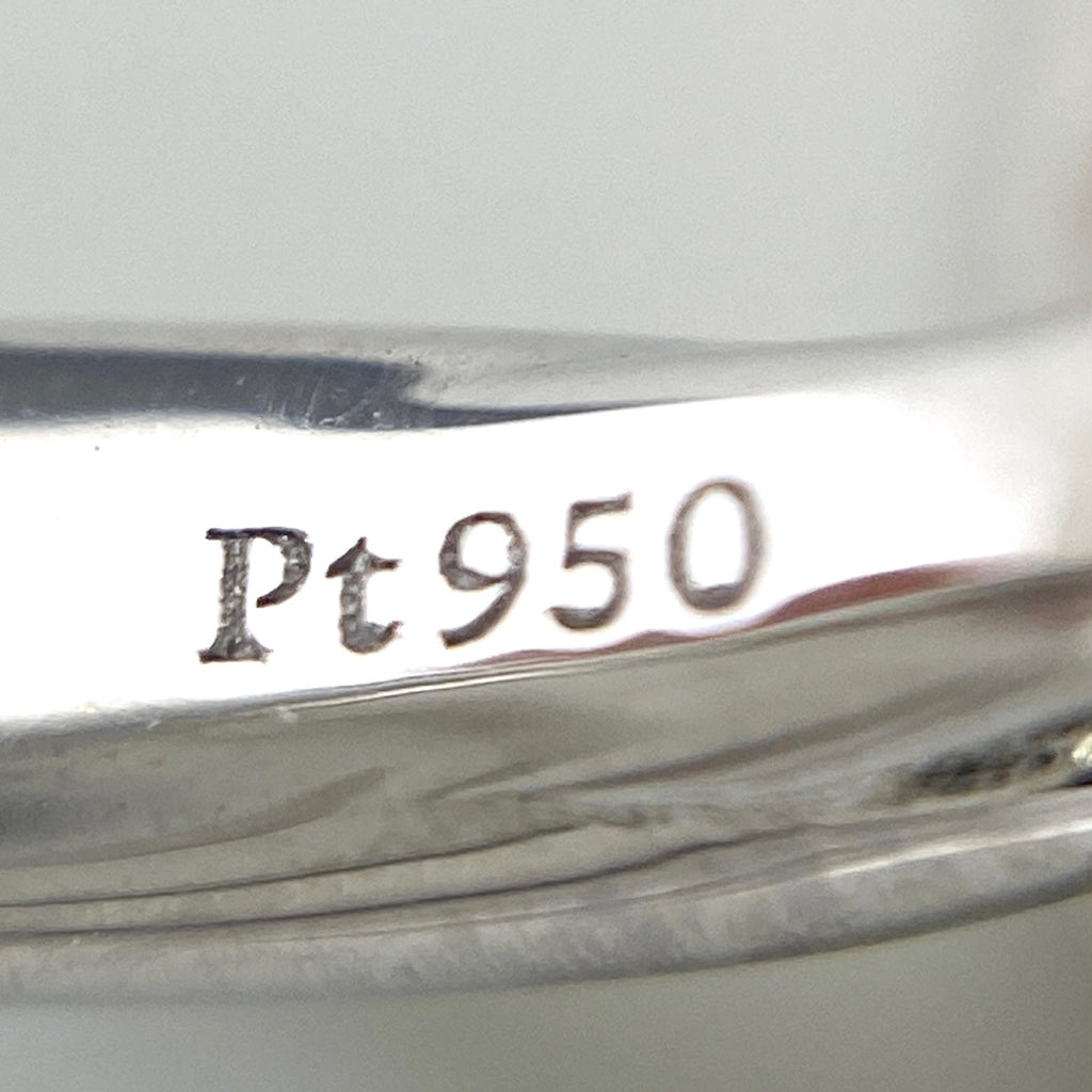 ティファニー ダイヤモンド デザインリング プラチナ 指輪 リング 7.5号 Pt950 ダイヤモンド レディース 【中古】brjwl