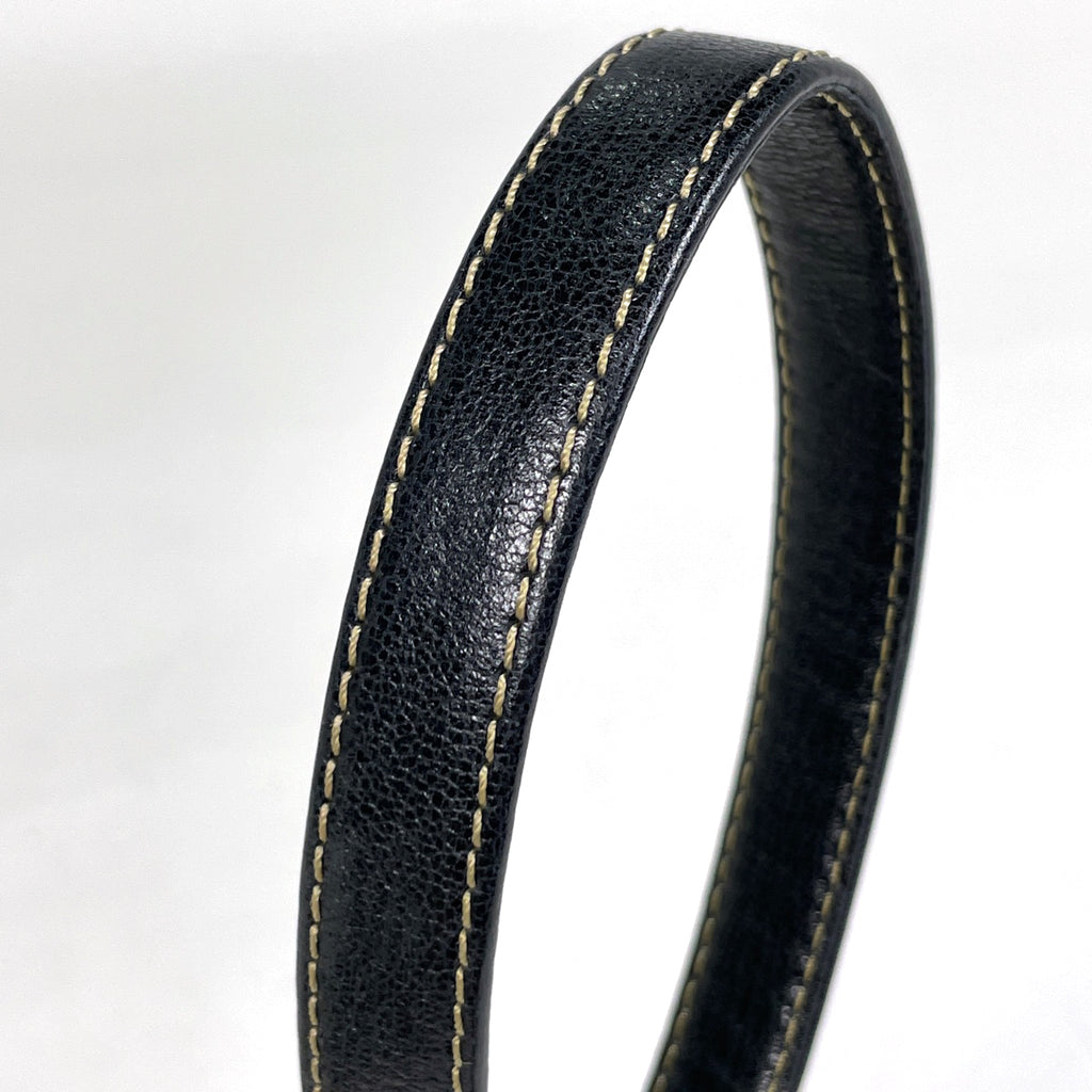 ロエベ ベラスケス ショルダーバッグ ロゴ ショルダーバッグ レザー ブラック ブラウン レディース 【中古】brbag