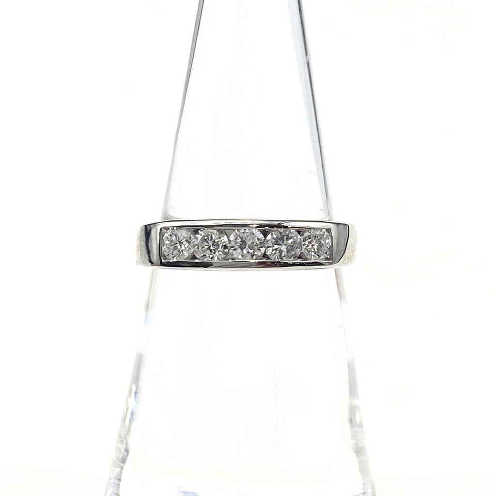 メレダイヤ デザインリング プラチナ 指輪 リング 12号 Pt900 ダイヤモンド レディース 【中古】nbjwl