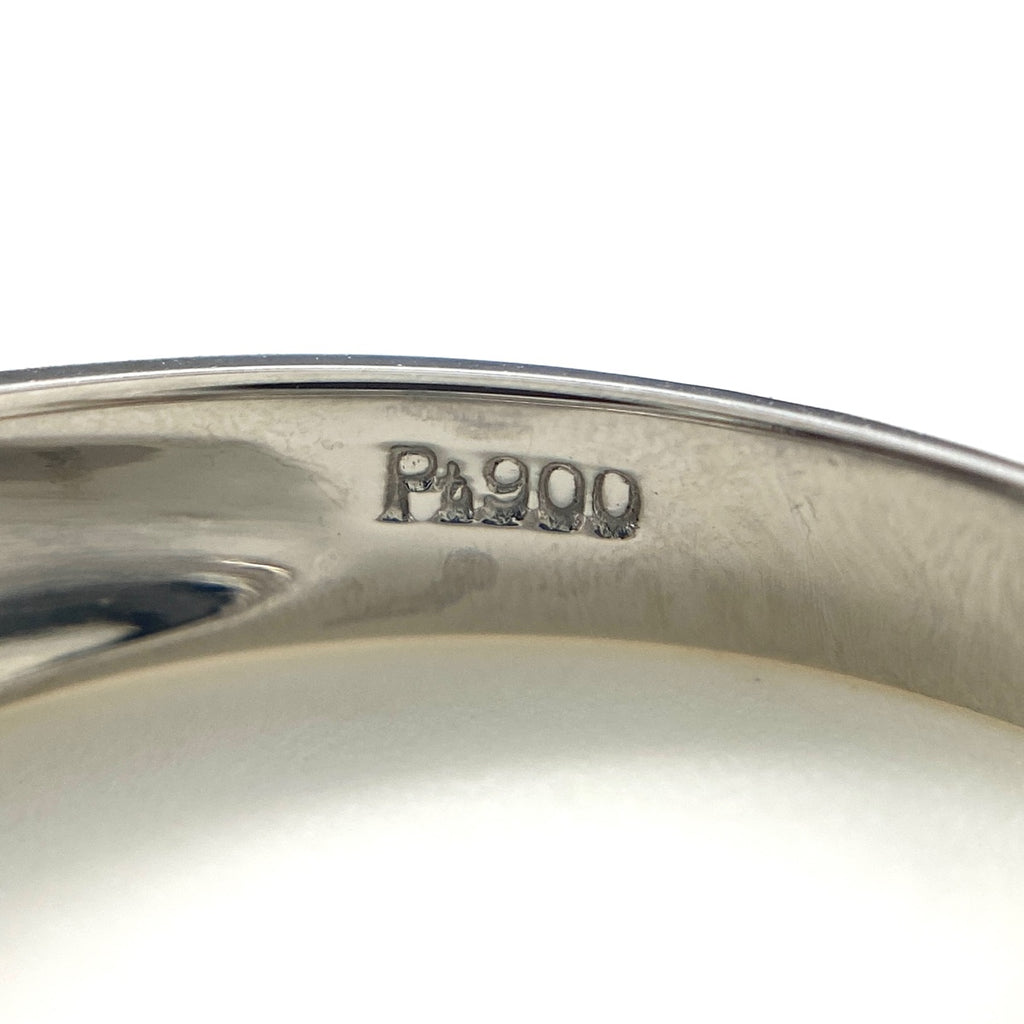 メレダイヤ デザインリング プラチナ 指輪 リング 12号 Pt900 ダイヤモンド レディース 【中古】nbjwl