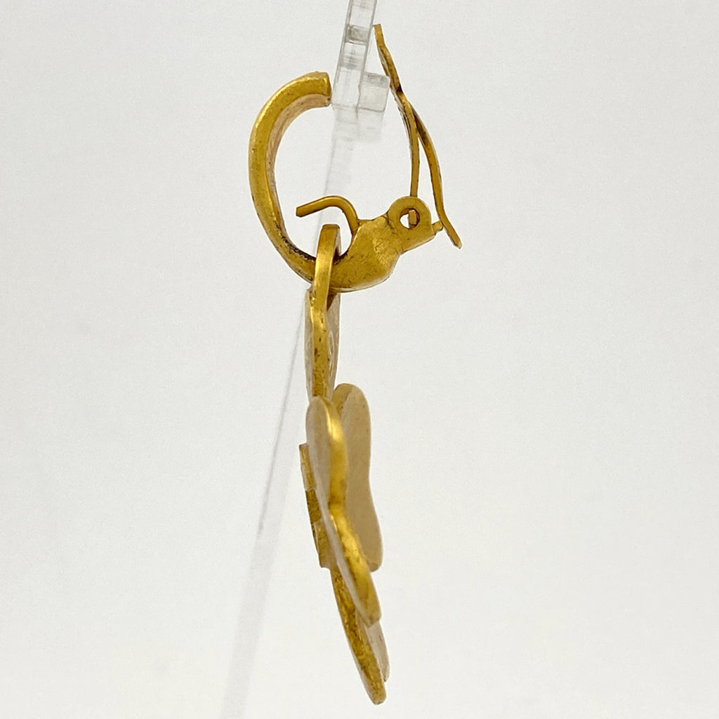 シャネル ココマーク スイング イヤリング クローバーモチーフ イヤリング GP ゴールド レディース 【中古】bracc