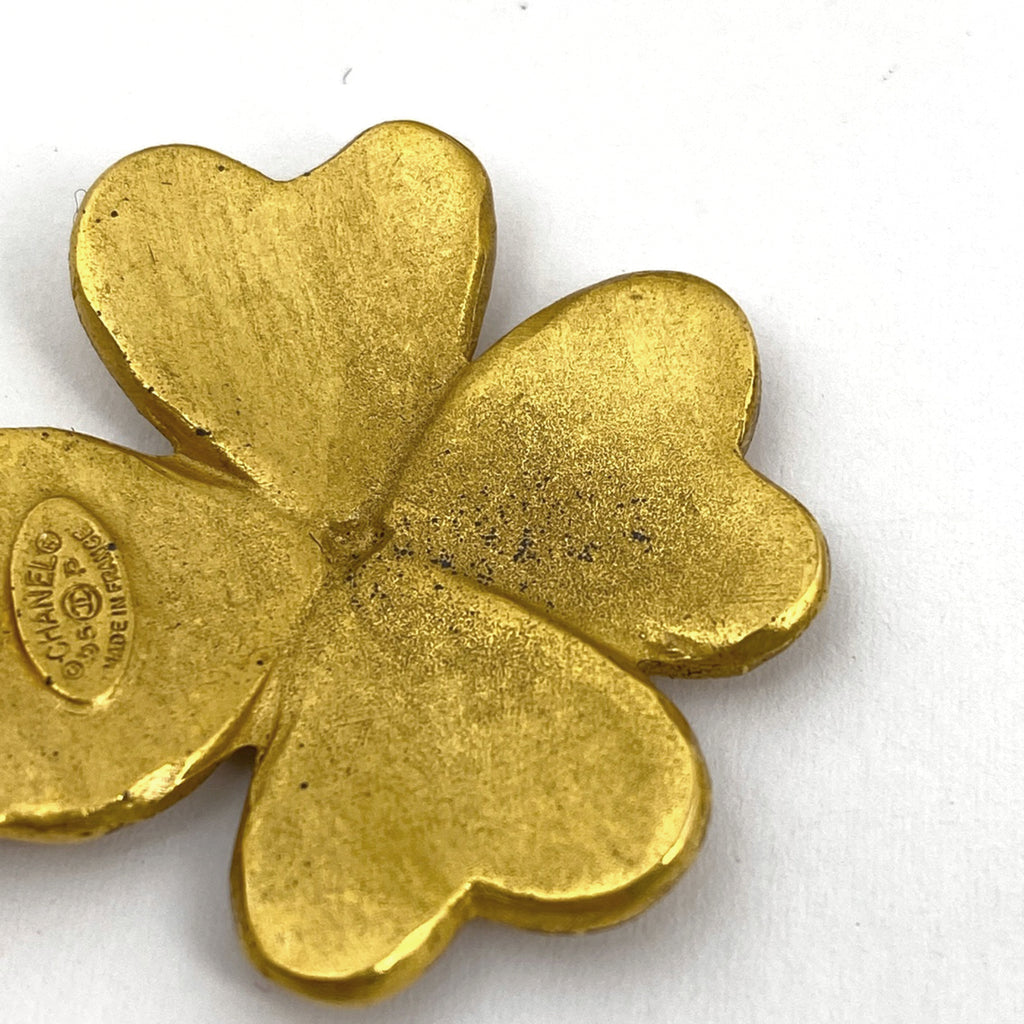 シャネル ココマーク スイング イヤリング クローバーモチーフ イヤリング GP ゴールド レディース 【中古】bracc