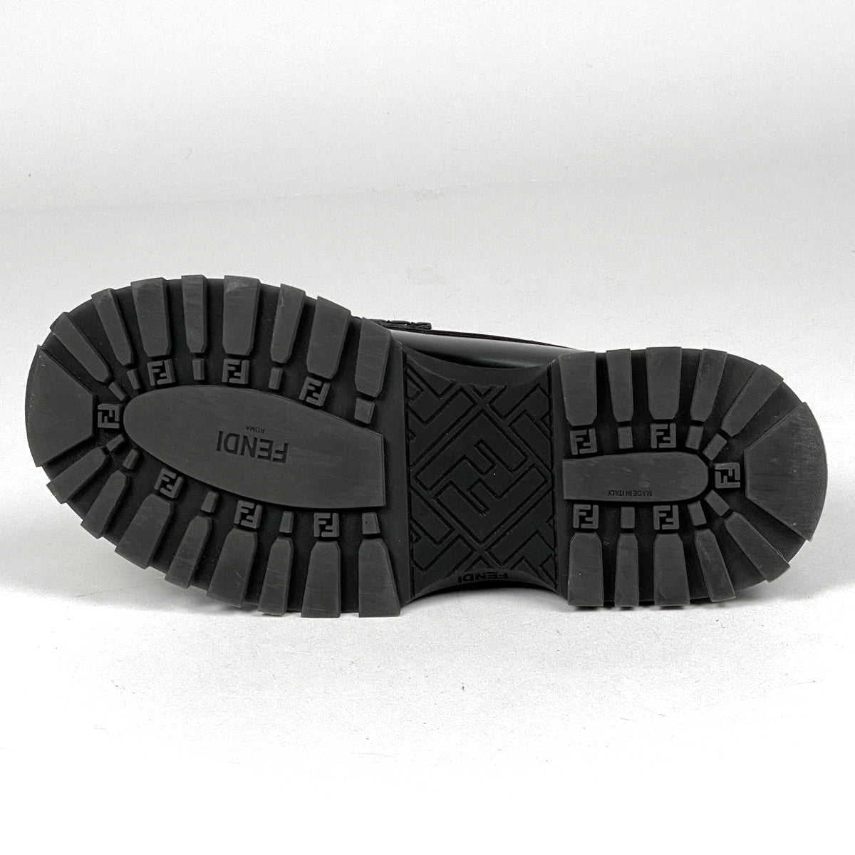 バイセル公式】フェンディ オーロック ローファー 厚底 バックル 靴