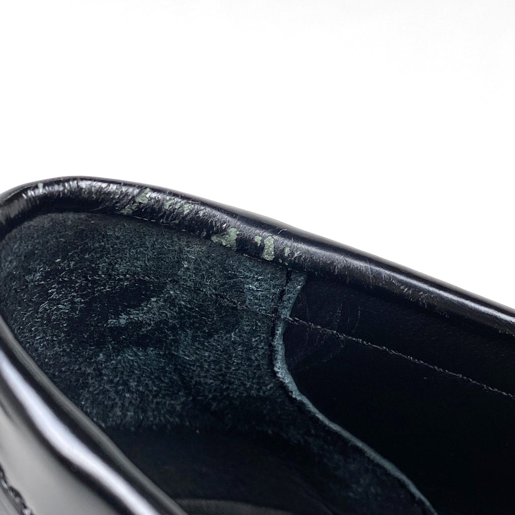 フェンディ オーロック ローファー 厚底 バックル 靴 ローファー レザー ブラック メンズ 【中古】brapp