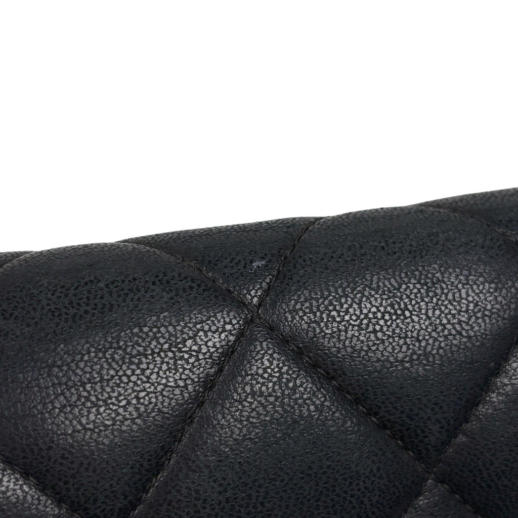 シャネル ココマーク ショルダーバッグ マトラッセ ショルダーバッグ レザー ブラック レディース 【中古】brbag