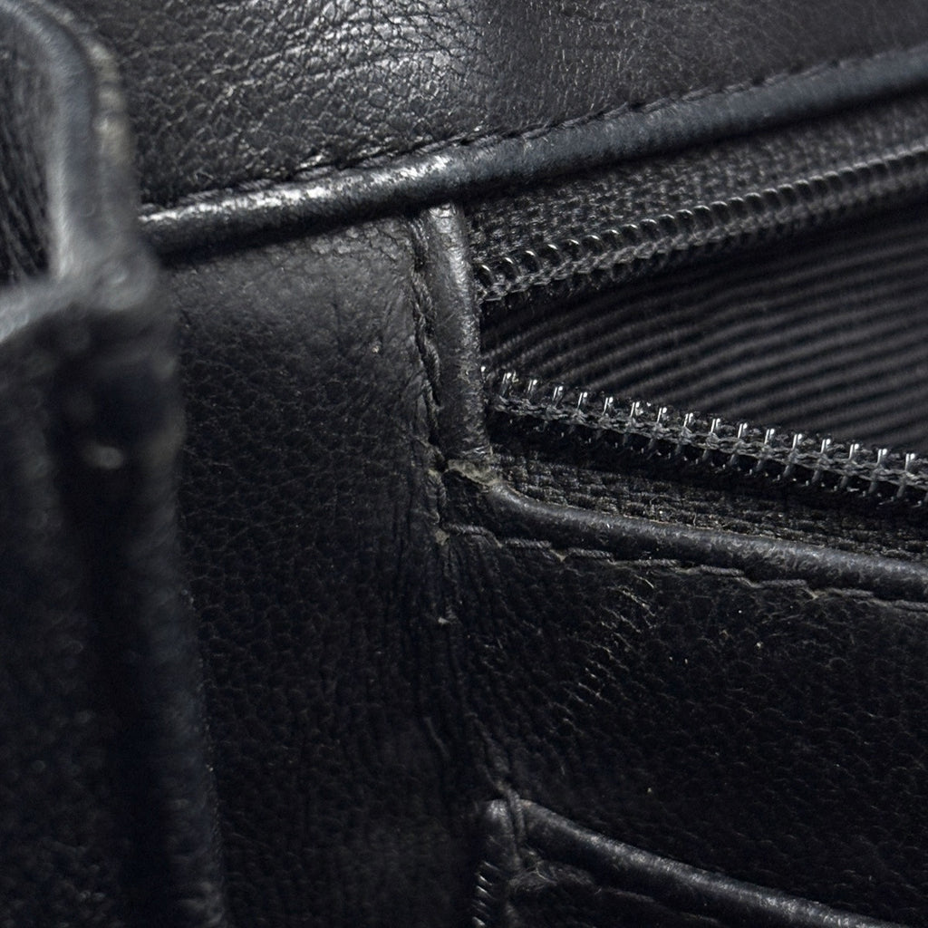 シャネル ココマーク ショルダーバッグ マトラッセ ショルダーバッグ レザー ブラック レディース 【中古】brbag