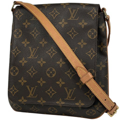 ルイ・ヴィトン ミュゼット サルサ ロング 斜め掛け ショルダーバッグ モノグラム ブラウン M51387 レディース ブランドバッグ・小物 【中古】brbag