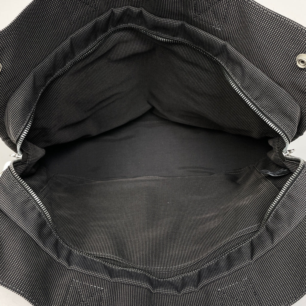 エルメス エールライン トート MM ハンドバッグ トートバッグ ナイロンキャンバス グレー レディース 【中古】brbag