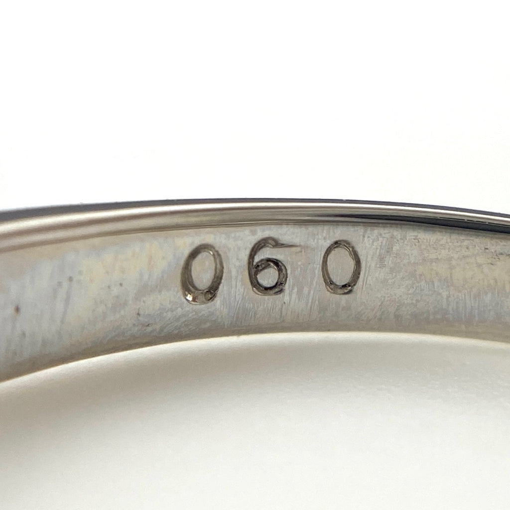 メレダイヤ デザインリング プラチナ 指輪 リング 15号 Pt850 ダイヤモンド レディース 【中古】nbjwl